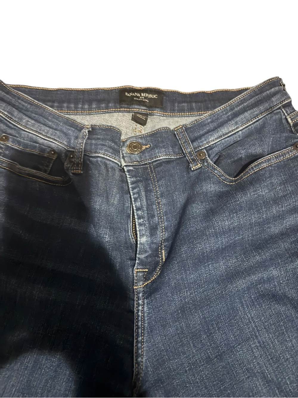 Banana Republic Sculpt Skinny Dark Wash Jeans Petite 30/10 Good Condition - Picture 7 of 8